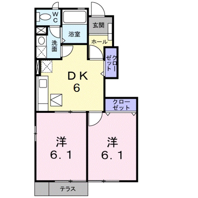 フレッサＳＹーIIの間取り