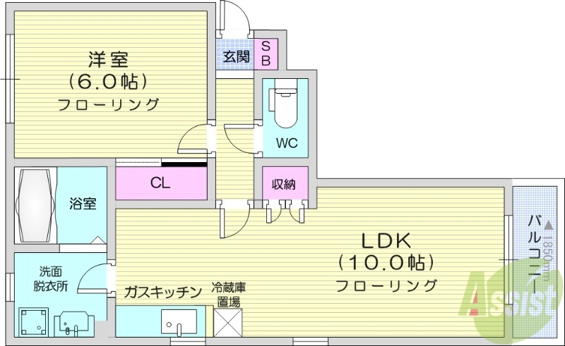 ステータス11PART1の間取り