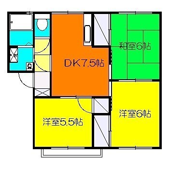 高橋コーポの間取り