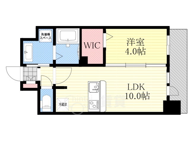 S-RESIDENCE東三国amanteの間取り