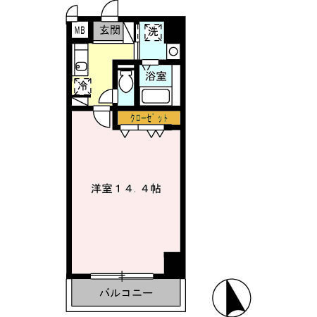 グリーンハイツ北口の間取り