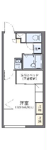 レオパレス北海道２３の間取り