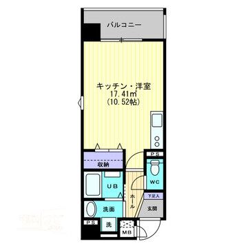 高松市錦町のマンションの間取り