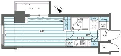 フェニックス新横濱参番館の間取り