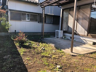 【小島南戸建の庭】