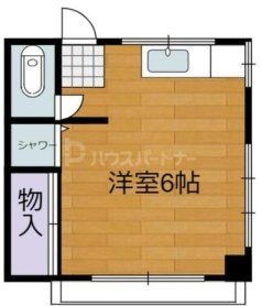 墨田区緑のマンションの間取り