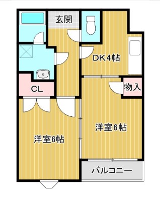 ラ・ヴィラ大沢野の間取り