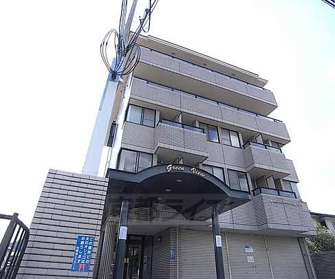 【京都市左京区岩倉北池田町のマンションの建物外観】