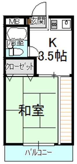 Ｒｅｖｉｖｅ江の宮の間取り