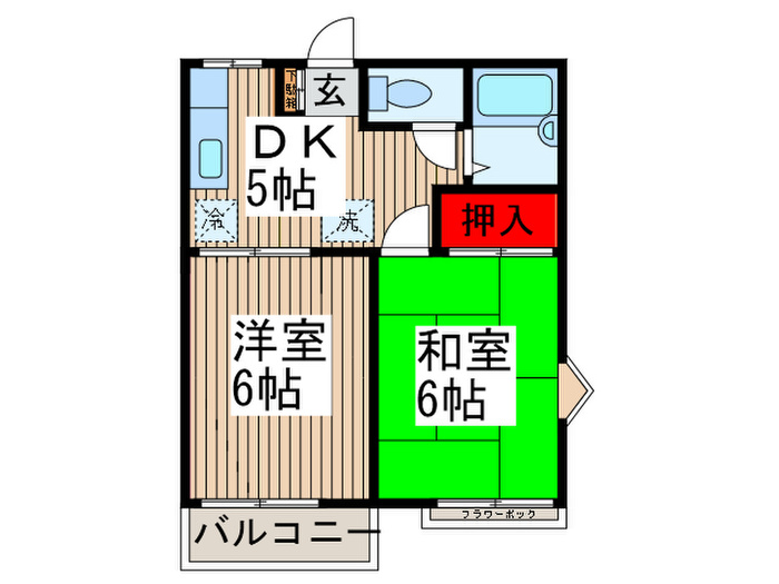 グランハイム松岡の間取り