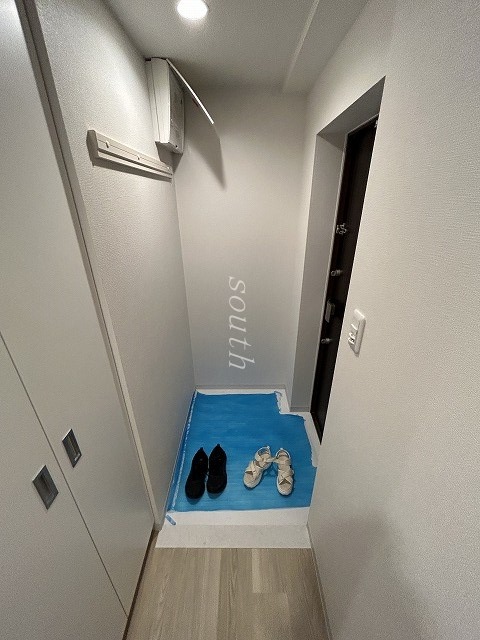 玄関　シューズＢＯＸ付きの玄関