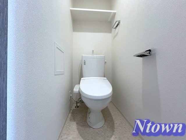 トイレ　ゆったりとした空間のトイレです