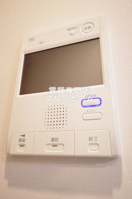 セキュリティ　安心のモニター付きインターホン！