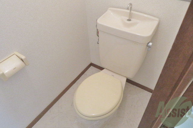 トイレ　トイレは、シンプルで使いやすいタイプですね。