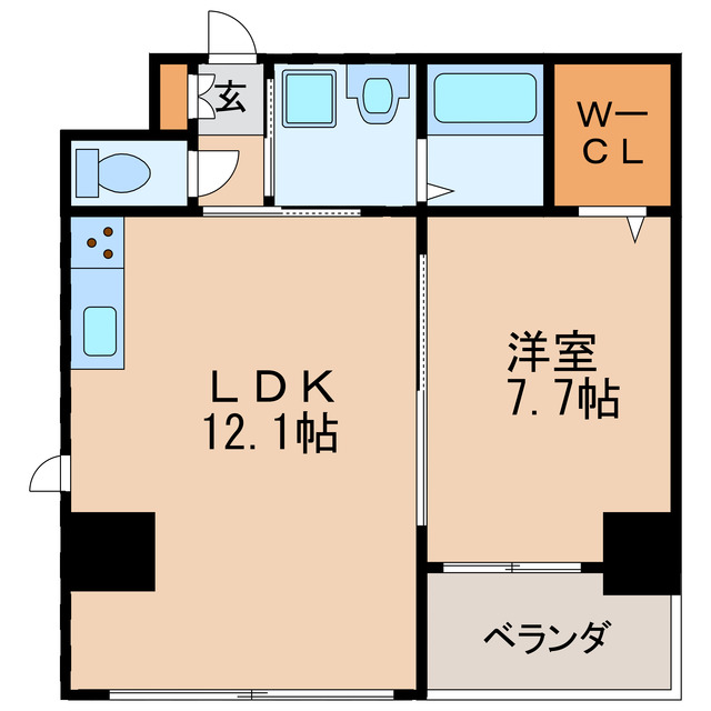 BERG IZUMIの間取り写真