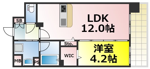 グレースリバー中之島の間取り写真