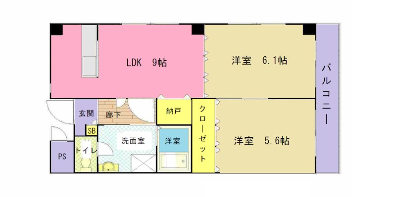 K’sマンションの間取り写真