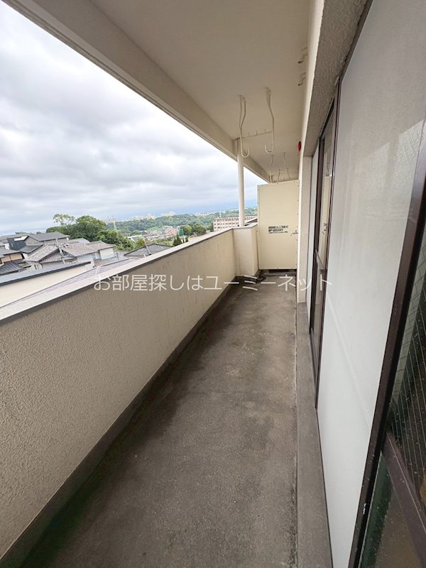 バルコニー　※401号室写真。現況と相違がある場合は現況を優先とします。