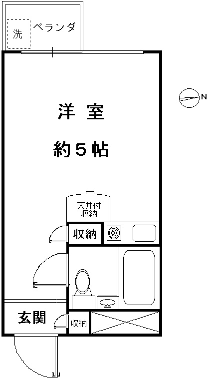 スカイコート駒沢2の間取り