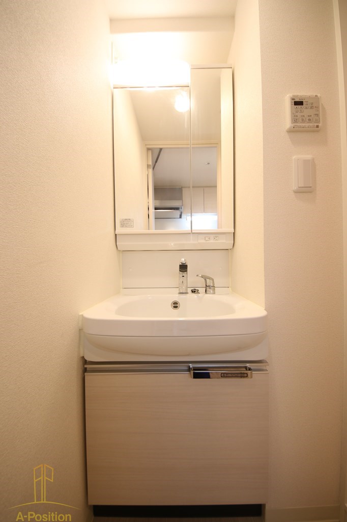 洗面設備　プレサンス谷町七丁目II