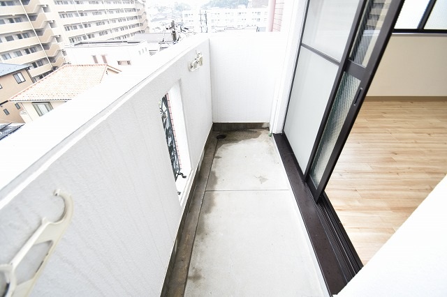 バルコニー　写真は別号室のものです。