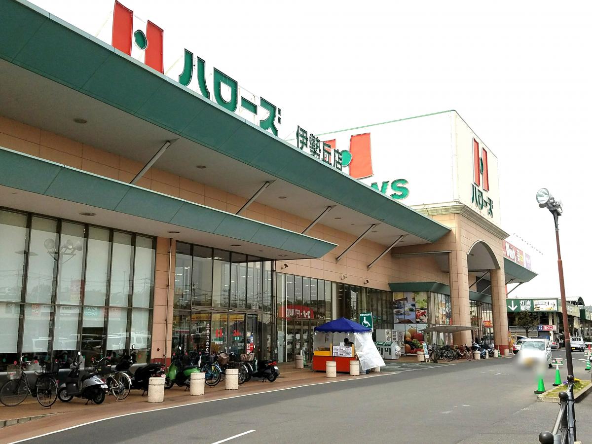 スーパー　ハローズ伊勢丘店（スーパー）まで907m