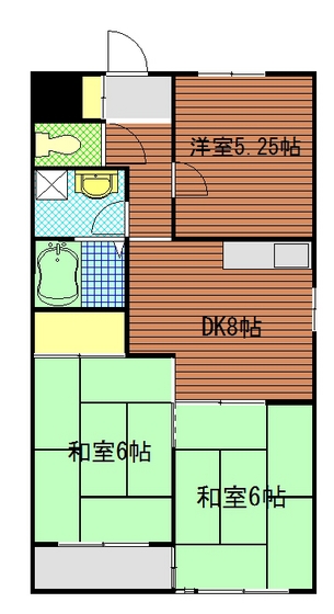 廿日市市佐方のマンションの間取り