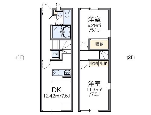 レオパレスサニーホームズの間取り