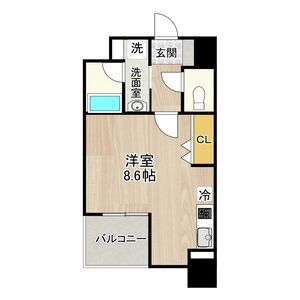 【CITY SPIRE 名古屋大須の間取り】