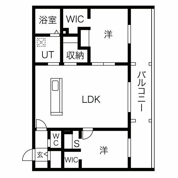 Ｒ-fino札幌桑園の間取り