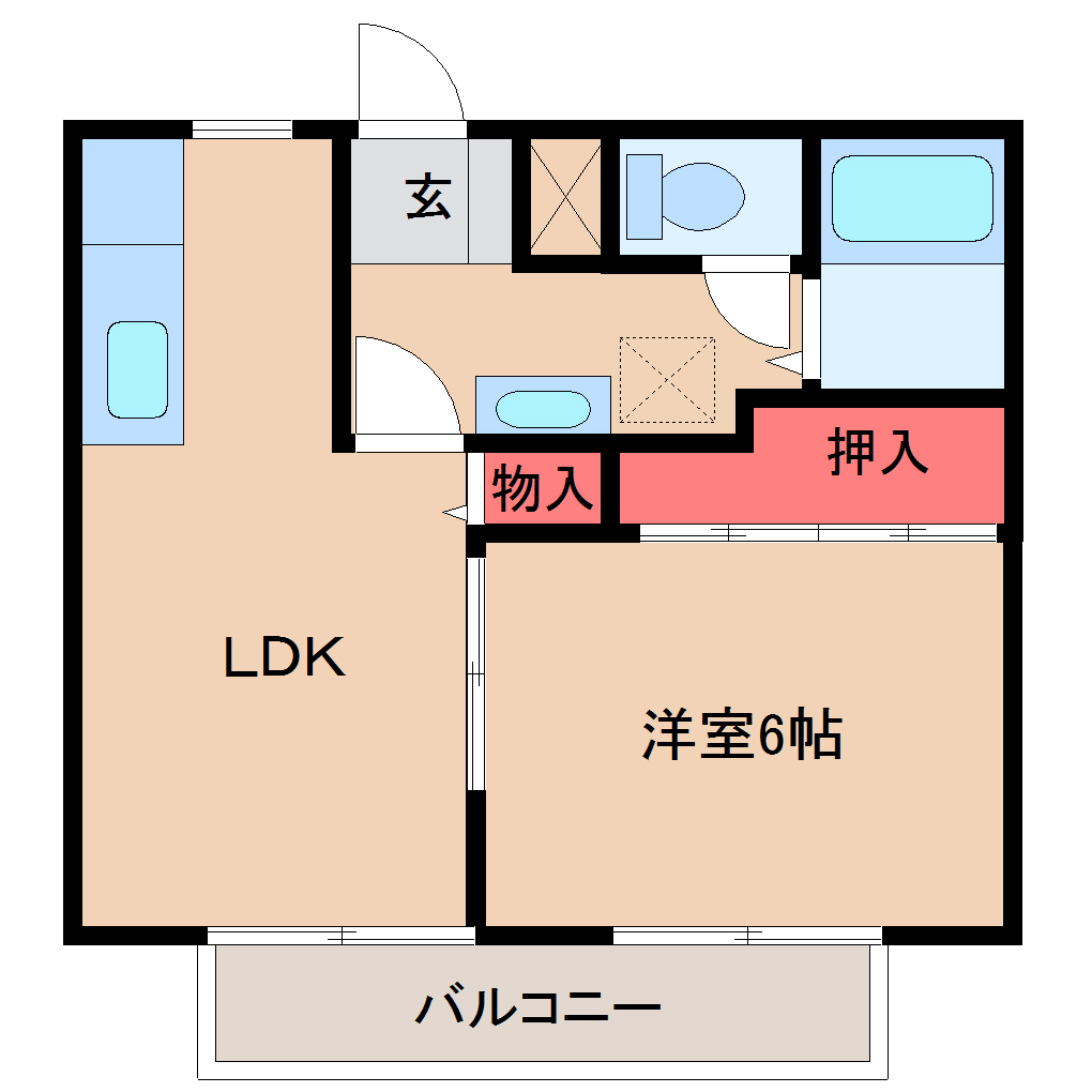 グリーンパーク浜田の間取り