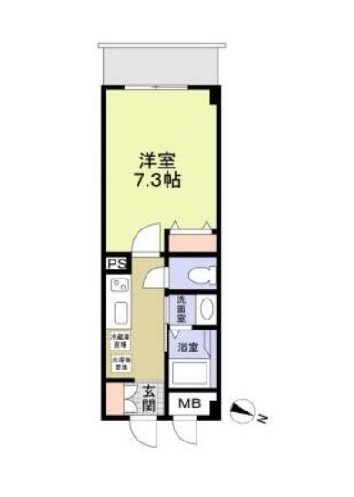 蓮田市本町のマンションの間取り