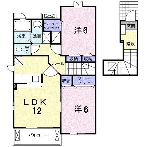 フロマージュ　Ｂ棟の間取り