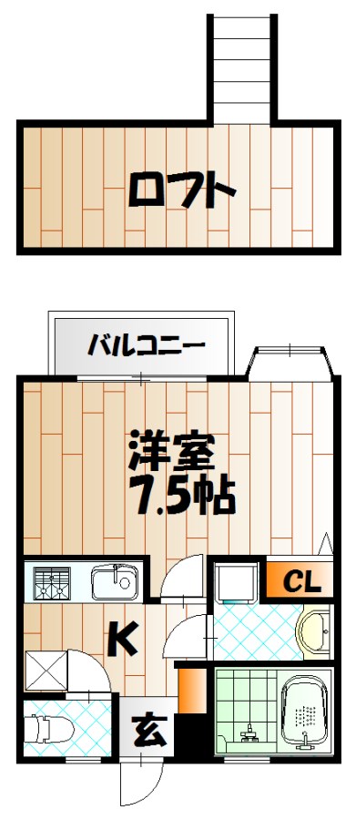 ネクサス若園の間取り