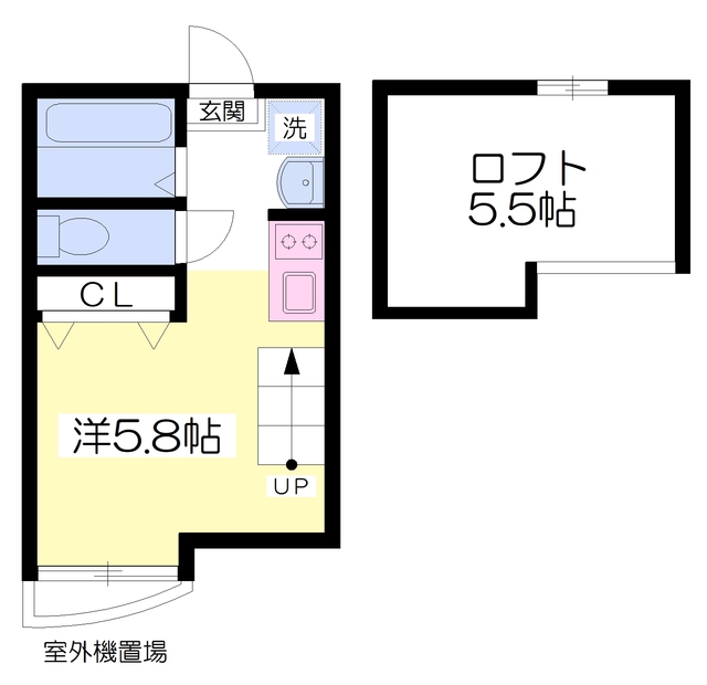 【カスティーロ白糸台の間取り】