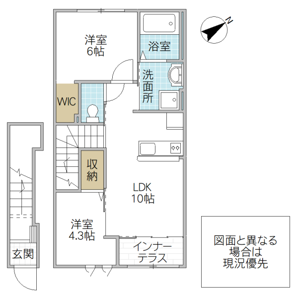 サクシードつばさの間取り