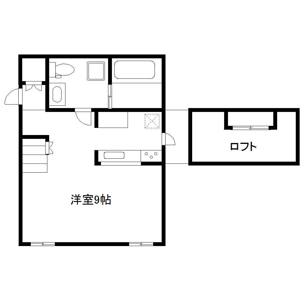 熊谷市曙町のアパートの間取り