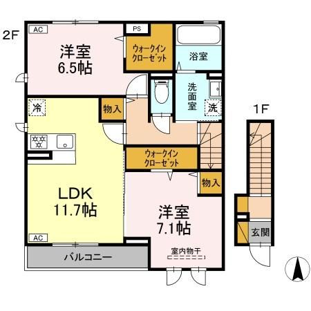 リンカーン源の間取り