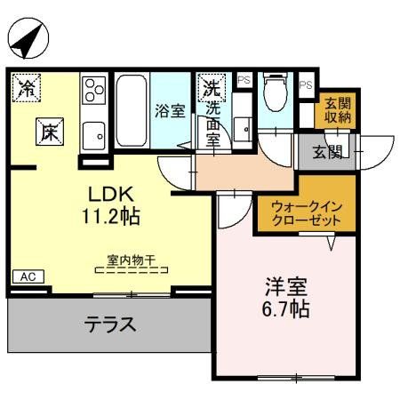 さいたま市北区宮原町のアパートの間取り