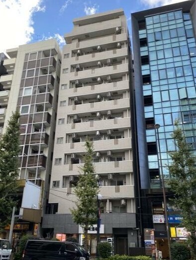 渋谷区恵比寿西のマンションの建物外観