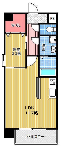 プロスパー緑地公園の間取り