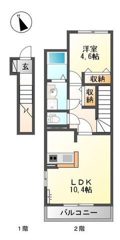 シェールクレールの間取り