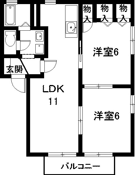 アクシスの間取り