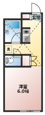 中泉ロジュマンの間取り