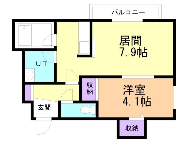 パレスニーノ南平岸の間取り