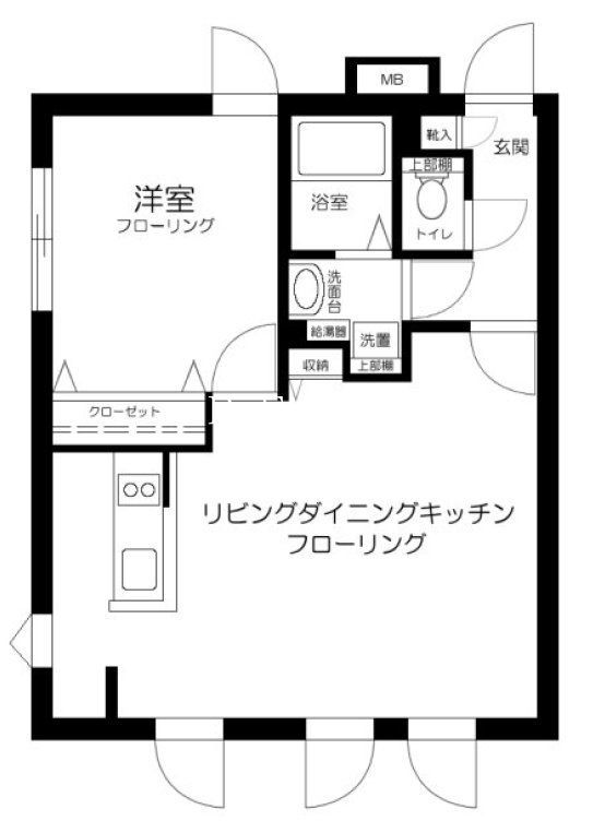 文京区本郷のマンションの間取り