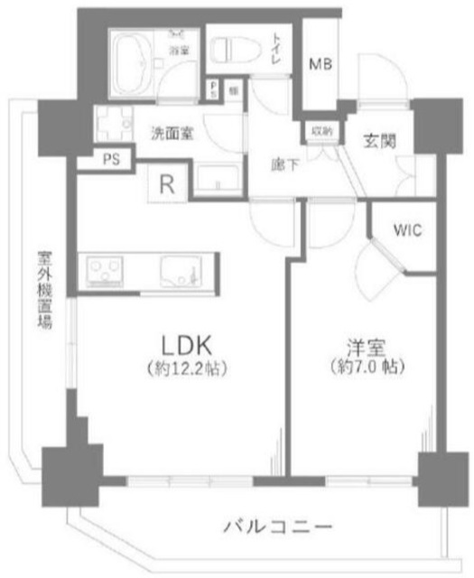 グローリオタワー巣鴨の間取り