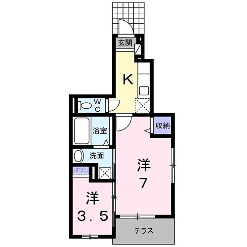 サンアルドーレの間取り