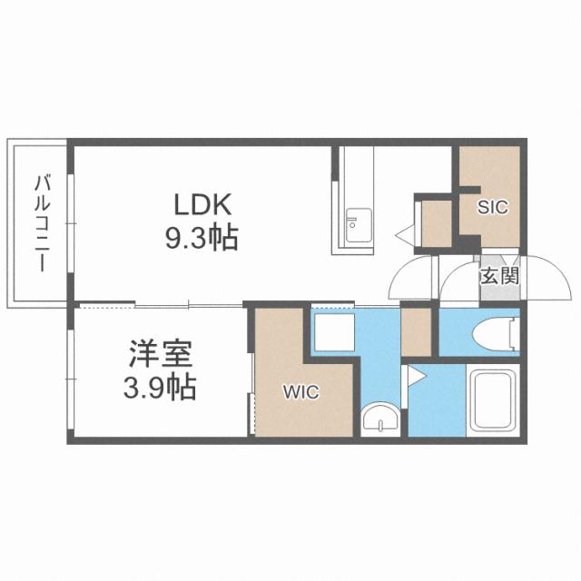 LIISA桑園の間取り