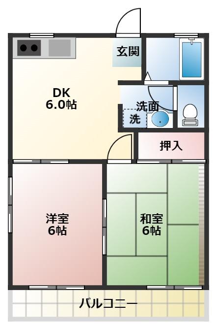 グリーンステージ西浦の間取り